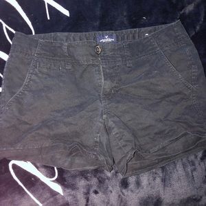 Black khaki American Eagle Shorts.